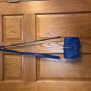 Crossbody bag, royal blue